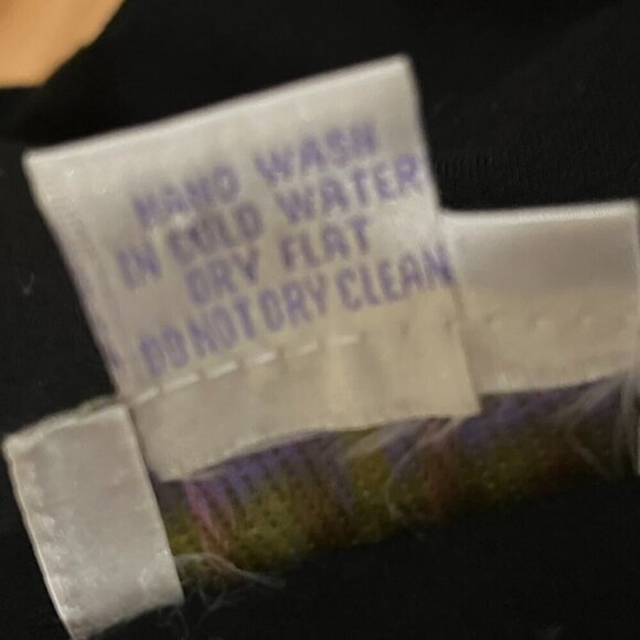 Vintage Casey Coleman Woman's Black Cat Embroider Boho Maxi Dress Sz Lr - Picture 6 of 9